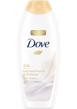 Гель-пінка для душу Dove Bagnoschiuma Ніжний Шовк, 750 мл