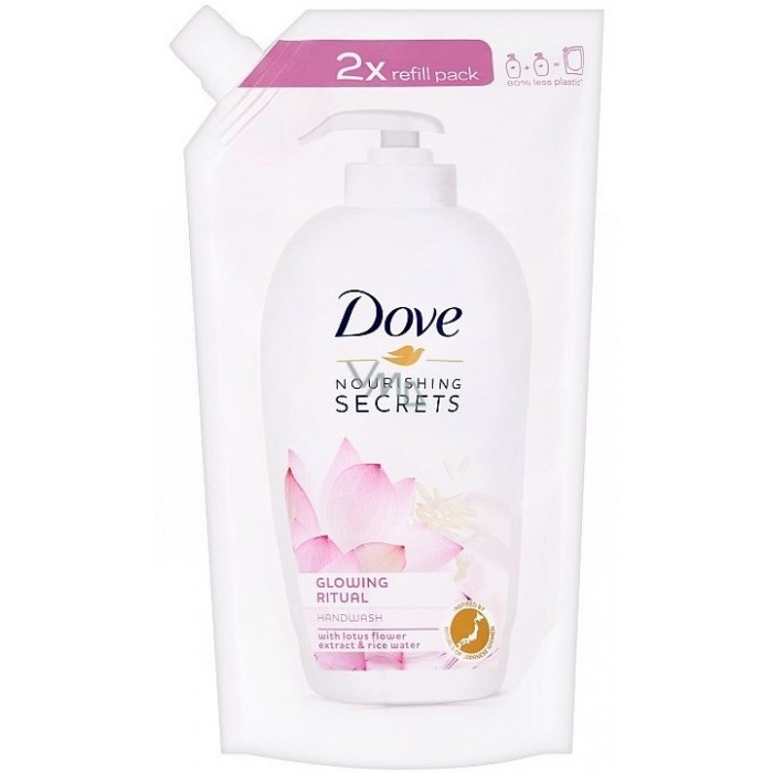 Жидкое мыло для рук Цветок лотоса  Dove Nourishing Secrets Glowing Ritual Hand Wash, 500 мл - 
