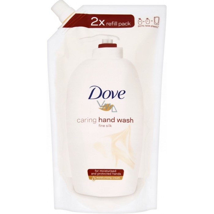 Жидкое крем-мыло Dove Caring Hand Wash Fine Silk, 500 мл - 