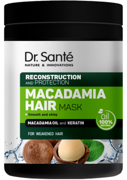 Маска Dr.Sante Macadamia Hair для ослабленого волосся, 1 л