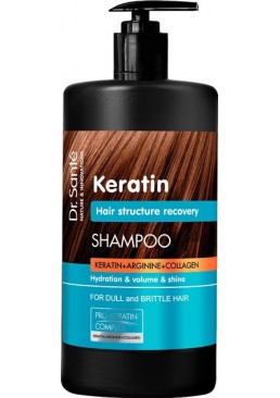 Шампунь Dr.Sante Keratin для тьмяних і ламких волосся, 1 л