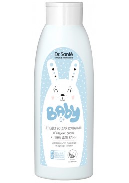 Средство для купания + пена для ванн Dr.Sante Baby, 500 мл
