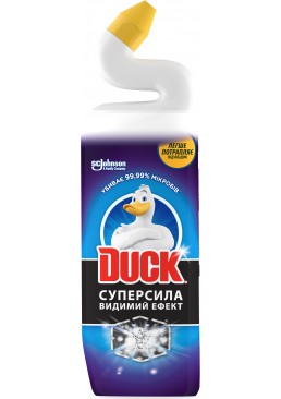 Средство для чистки унитаза Duck Супер сила Видимый эффект, 900 мл