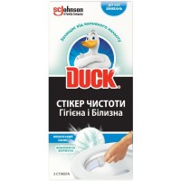 Стікер чистоти для унітазу Duck Гігієна і білизна Океанський оазис, 3 шт