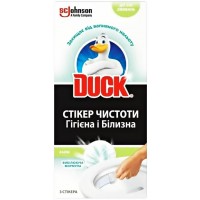 Стікер для чищення унітазу Duck Лайм, 3 шт