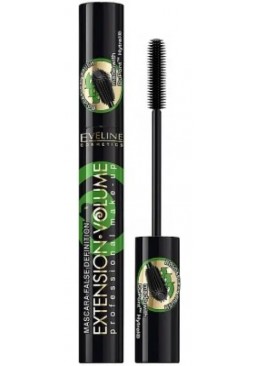 Туш для вій Eveline Cosmetics Extension Volume Professional Mascara Чорна, 10 мл