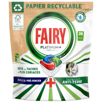 Капсулы для посудомоечной машины Fairy Platinum Plus Бумажный пакет, 36 шт