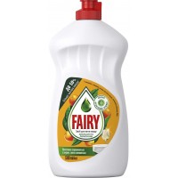 Гель для миття посуду Fairy з апельсином + лимонником, 0.5л