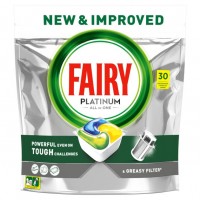 Капсули для посудомийної машини Fairy Platinum Лимон, 30 шт