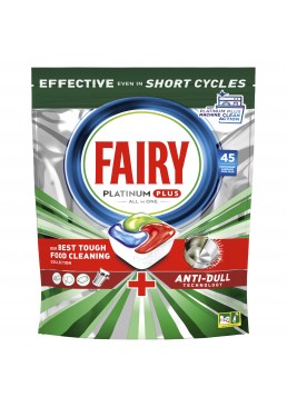 Капсулы для посудомоечной машины FAIRY Platinum plus QW GREEN, 45 шт