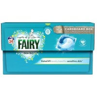 Капсулы для стирки детских вещей Fairy Non-Bio для всех типов тканей, 34 шт