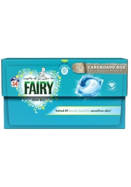 Капсули для прання дитячих речей Fairy Non-Bio для всіх типів тканин, 34 шт