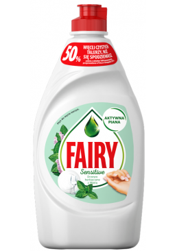 Средство для мытья посуды Fairy Чайное дерево и мята, 450 мл