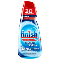 Гель для мытья посуды в посудомоечной машине FINISH All In One Max Power Gel, 600 мл