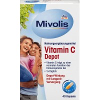 Біологічно активна добавка Das Gesunde Plus Vitamin C Depot, 40 шт