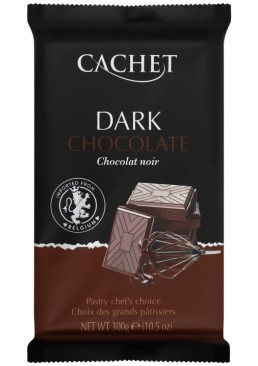 Шоколад CACHET Dark Chocolate Чорний 54% какао, 300 г