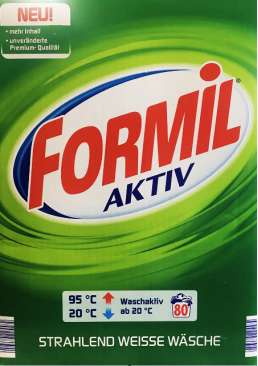 Стиральный порошок Formil Aktiv waschmittel, 5,2 кг (80 стирок)