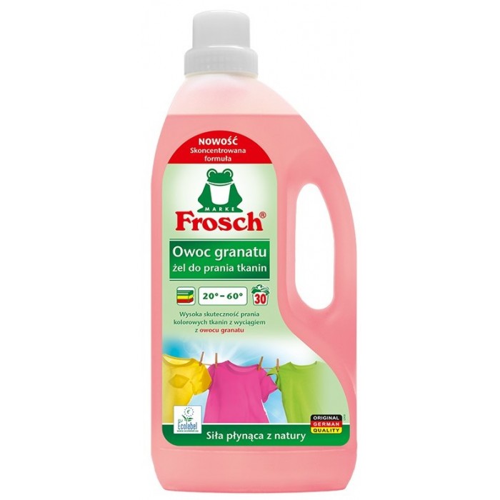 Гель для прання Frosch Granat color, 1.5 л - 