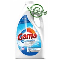 Гель для прання Gama Cleaning Power від неприємних запахів та сильних забруднень, 4.95 л (110 прань)