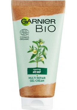Крем для обличчя Garnier Bio зволожуючий з олією конопель, 50 мл