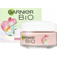 Поживний крем Garnier Bio з олією шипшини для додання сяйва тьмяній шкірі обличчя, 50 мл