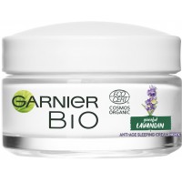 Ночной антивозрастной крем для лица Garnier Bio с экстрактом лавандину, 50 мл