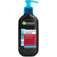Очищаючий гель Garnier Skin Naturals Чиста шкіра Актив проти прищів з абсорбуючим вугіллям, 200 мл