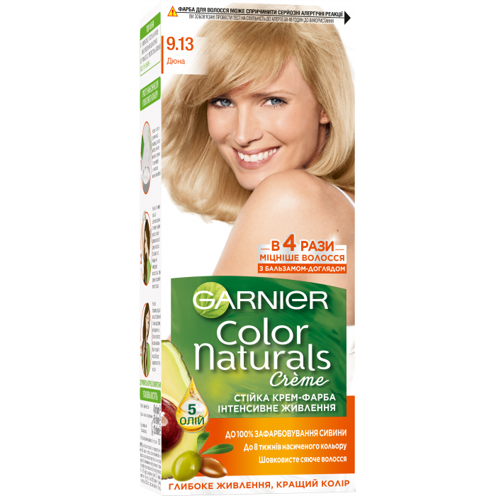 Краска для волос Garnier Color Naturals 9.13 Дюна, 110 мл - 