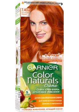 Краска для волос Garnier Color Naturals 7.40 Огненный медный, 110 мл
