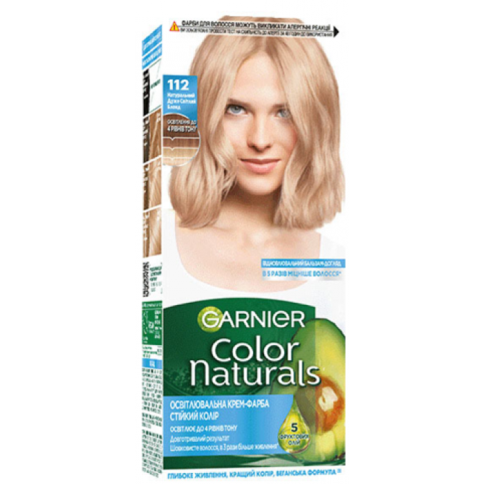 Фарба для волосся Garnier Color Naturals 112 Натуральний Блонд, 110 мл - 
