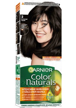Краска для волос Garnier Color Naturals 2.0 Элегантный черный, 110 мл