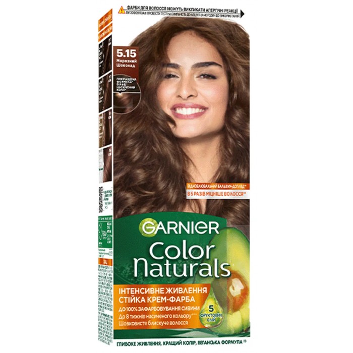Краска для волос Garnier Color Naturals 5.15 Шоколад, 110 мл - 