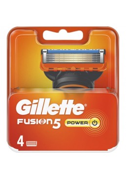 Сменные кассеты для бритья Gillette Fusion5 Power, 4 шт