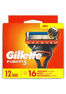 Змінні картриджі для гоління Gillette Fusion5, 12 шт.