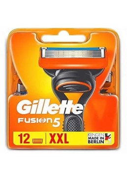 Сменные картриджи для бритья Gillette Fusion5, 12 шт
