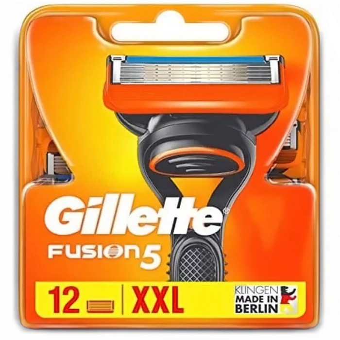 Сменные картриджи для бритья Gillette Fusion5, 12 шт - 