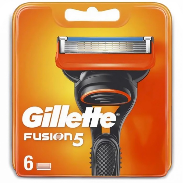 Сменные картриджи для бритья Gillette Fusion 5, 6 шт - 