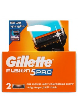 Сменные картриджи для бритья Gillette Fusion5 Pro, 2 шт. 