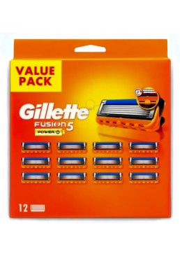 Сменные картриджи для бритья Gillette Fusion5 Power, 12 шт.