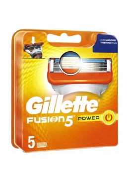 Сменные картриджи для бритья Gillette Fusion5 Power, 5 шт.