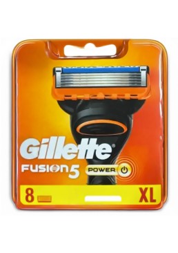 Сменные картриджи для бритья Gillette Fusion5 Power, 8 шт
