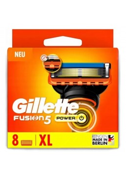 Сменные картриджи для бритья Gillette Fusion5 Power, 8 шт.