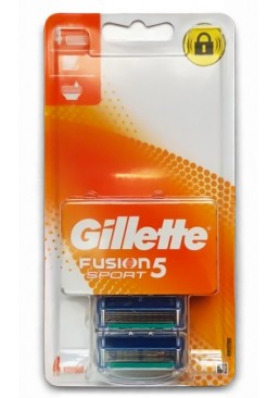 Змінні картриджі для гоління Gillette Fusion5 Sport, 4 шт.