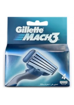 Сменные картриджи для бритья Gillette Mach3, 4 шт.