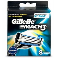 Сменные картриджи для бритья Gillette Mach3, 8 шт.