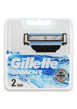 Сменные картриджи для бритья Gillette Mach3 Start, 2 шт.
