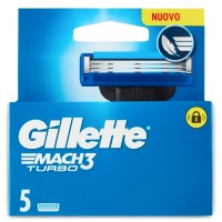 Сменные картриджи для бритья Gillette Mach3 Turbo, 5 шт.