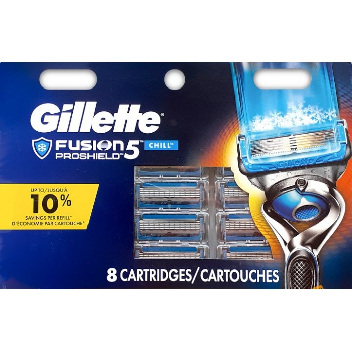 Сменные картриджи Gillette ProShield Chill, 8 шт - 