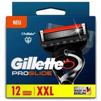 Сменные картриджи для бритья Gillette ProGlide, 12 шт