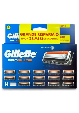 Сменные картриджи для бритья Gillette ProGlide, 14 шт.